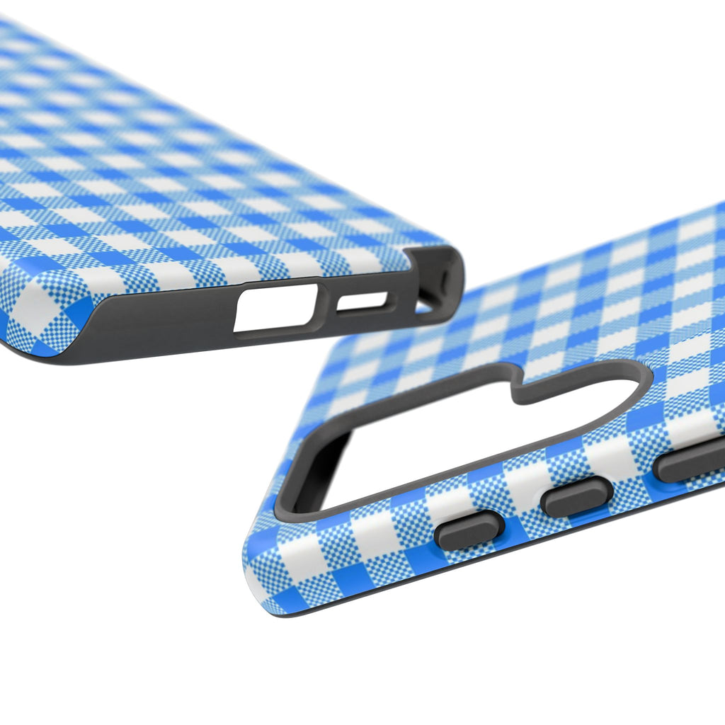 Checked - Blue