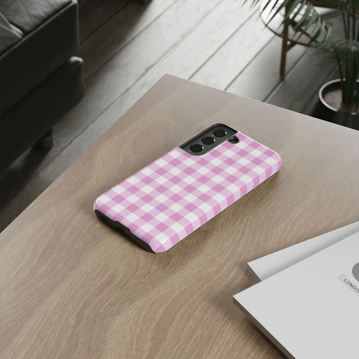 Checked - Pink
