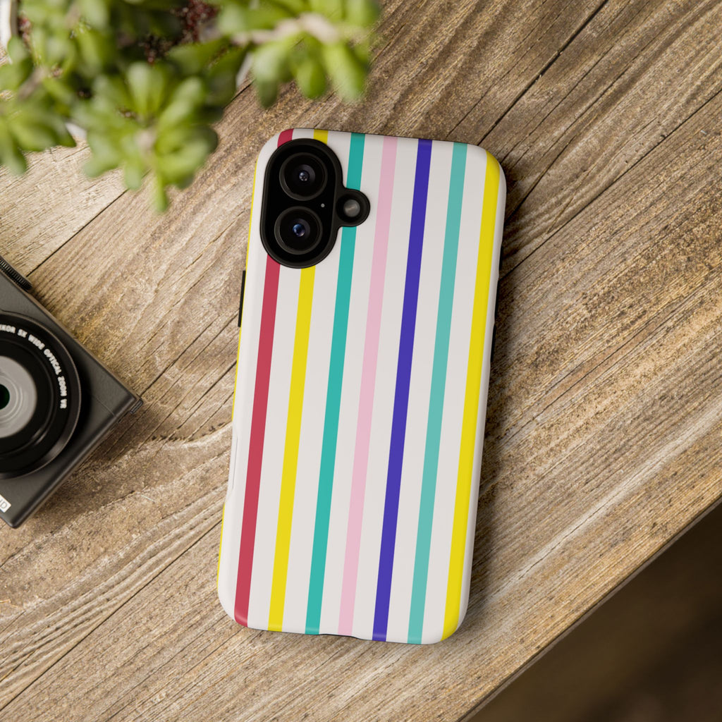 Candy Stripes - Pink/Red/Yellow/Blue