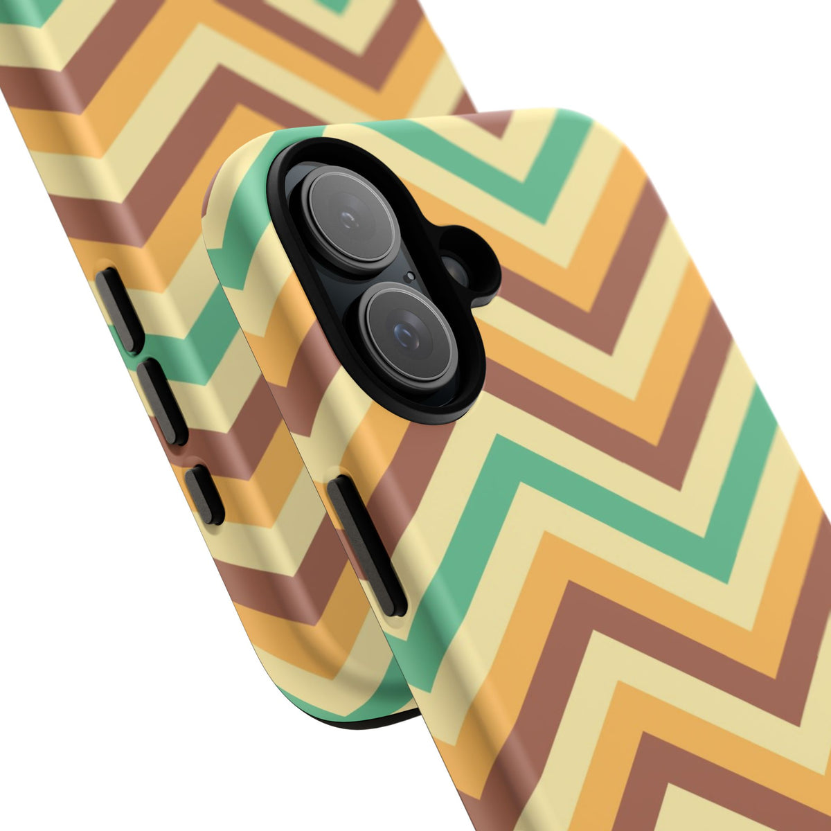 Zig Zags - Brown/Green