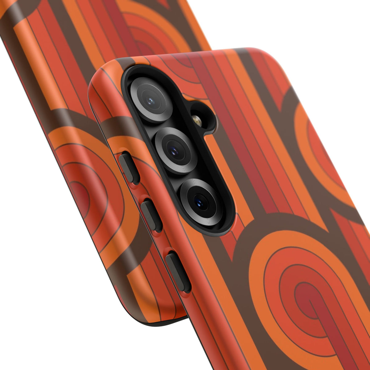 60's Wallpaper - Orange/Brown