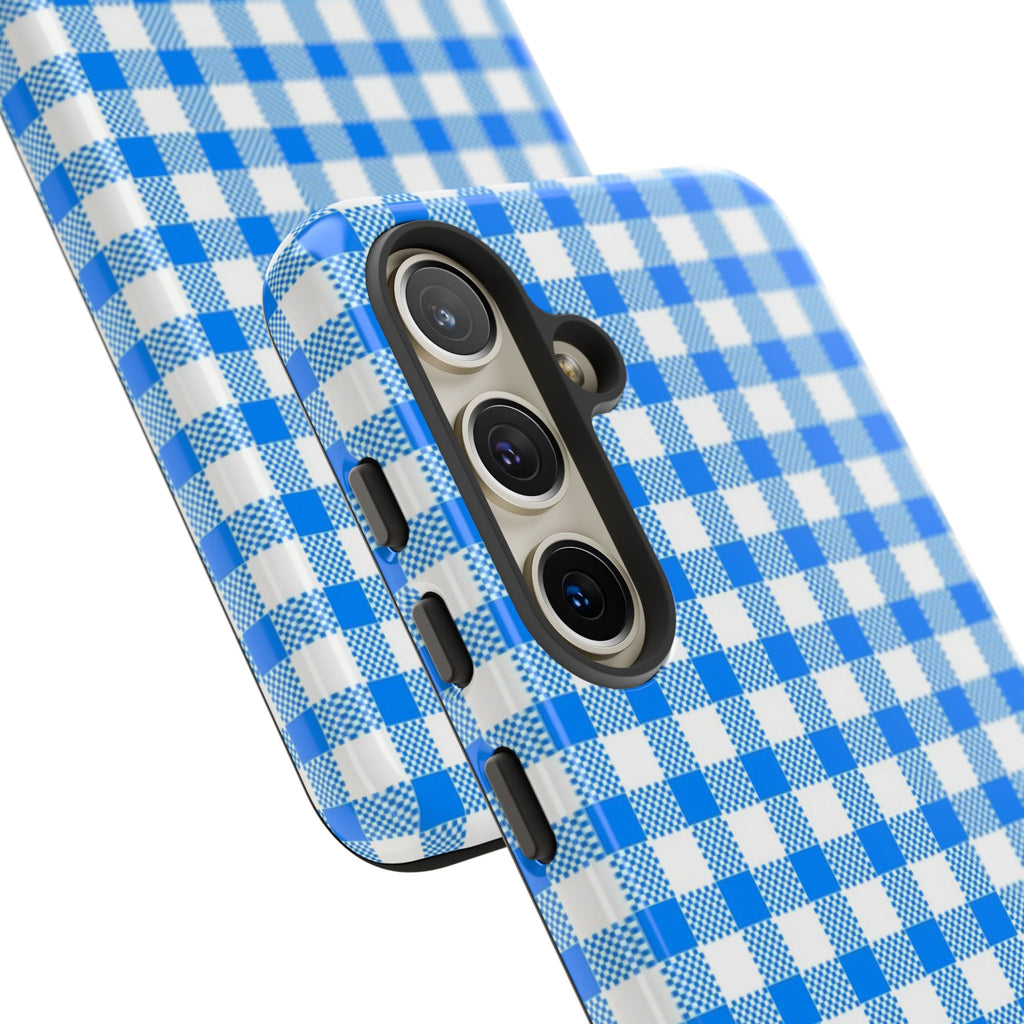 Checked - Blue