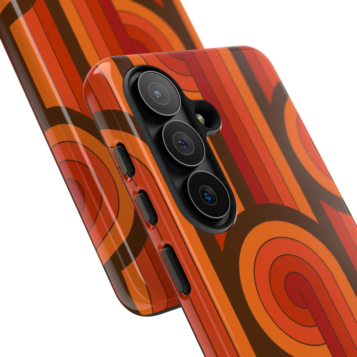 60's Wallpaper - Orange/Brown
