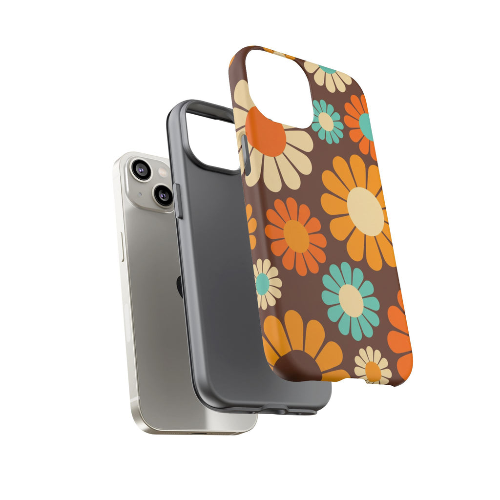 Flowers - Brown/Yellow