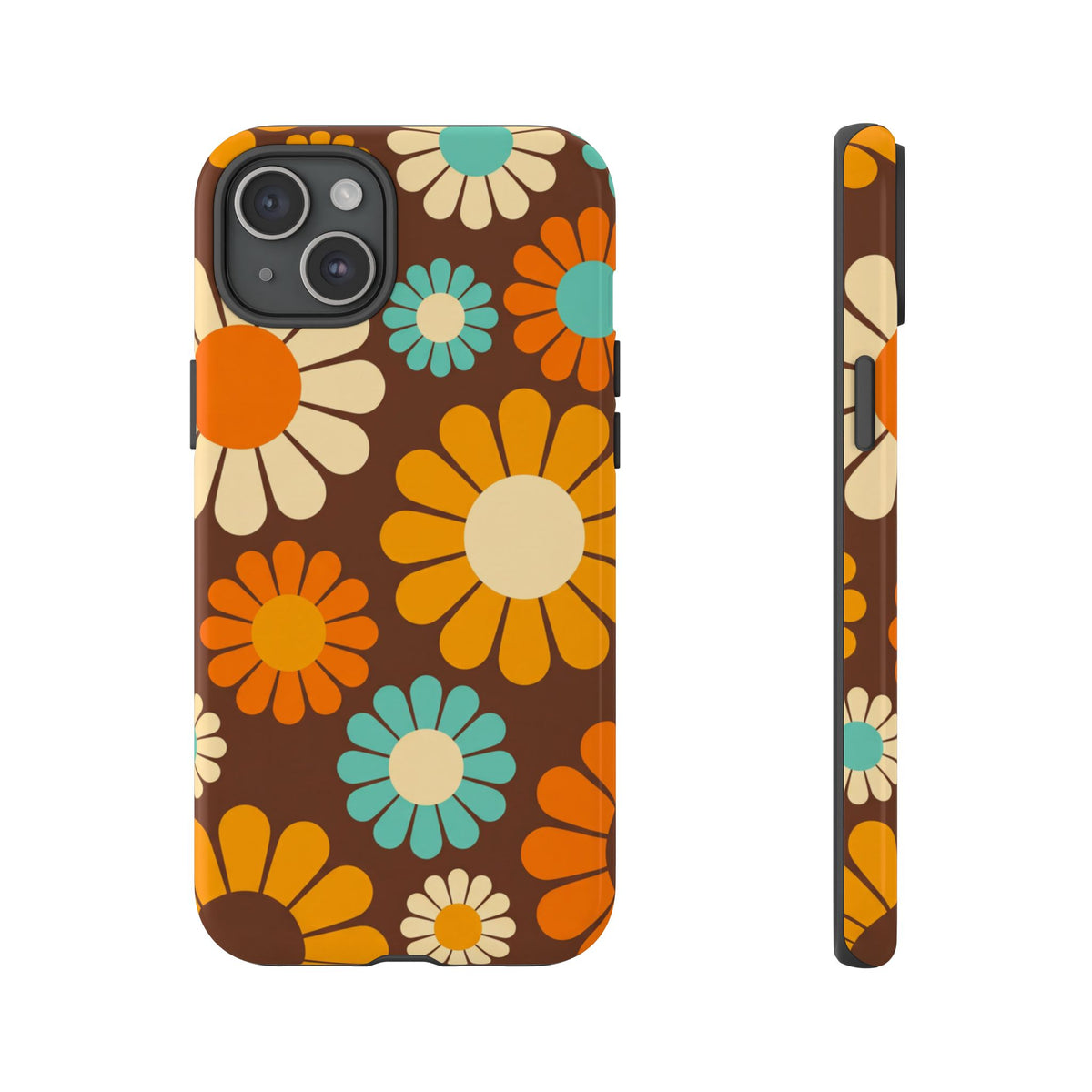 Flowers - Brown/Yellow
