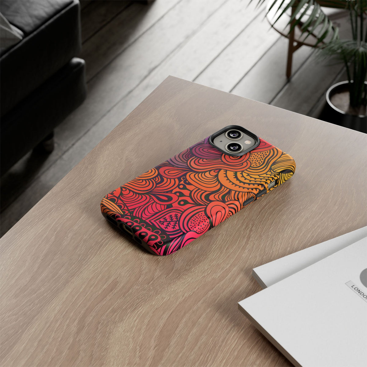 Abstract - Pink/Yellow