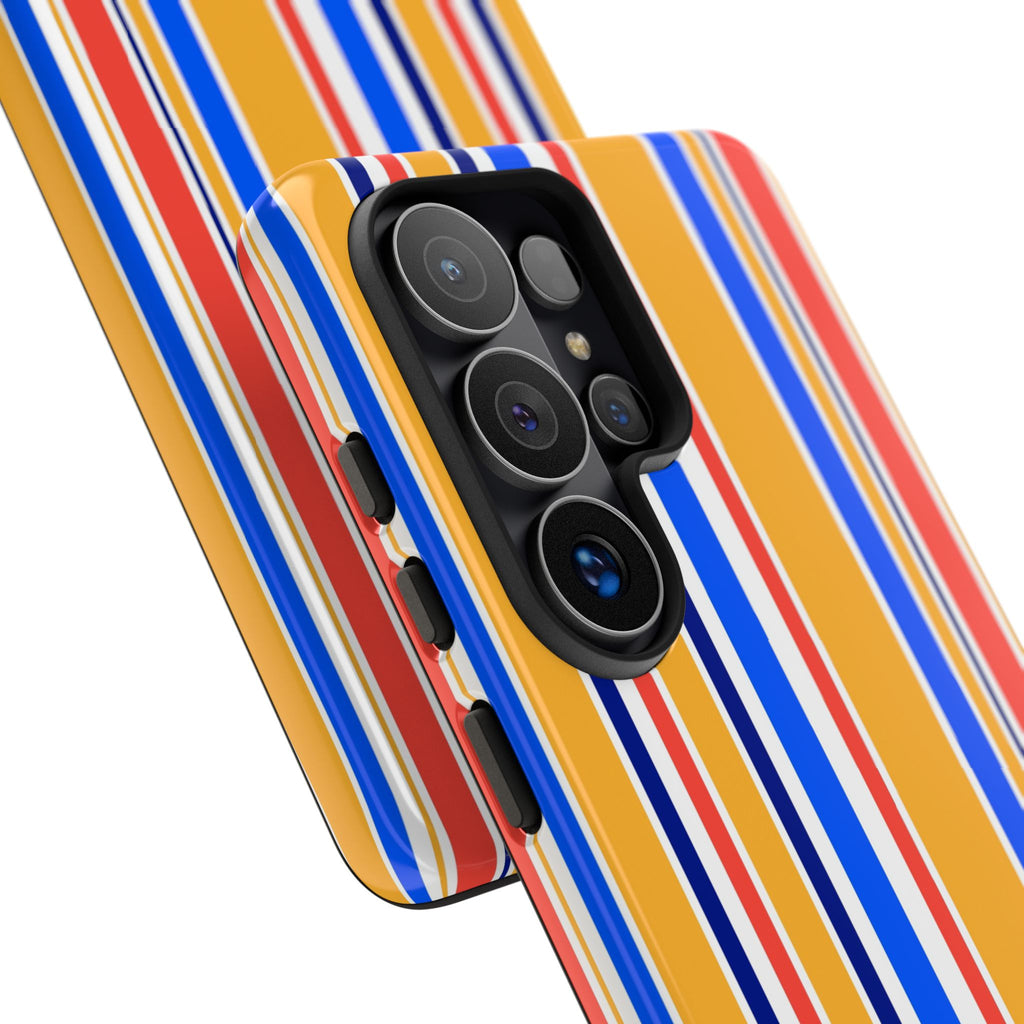 Candy Stripes - Yellow/Blue
