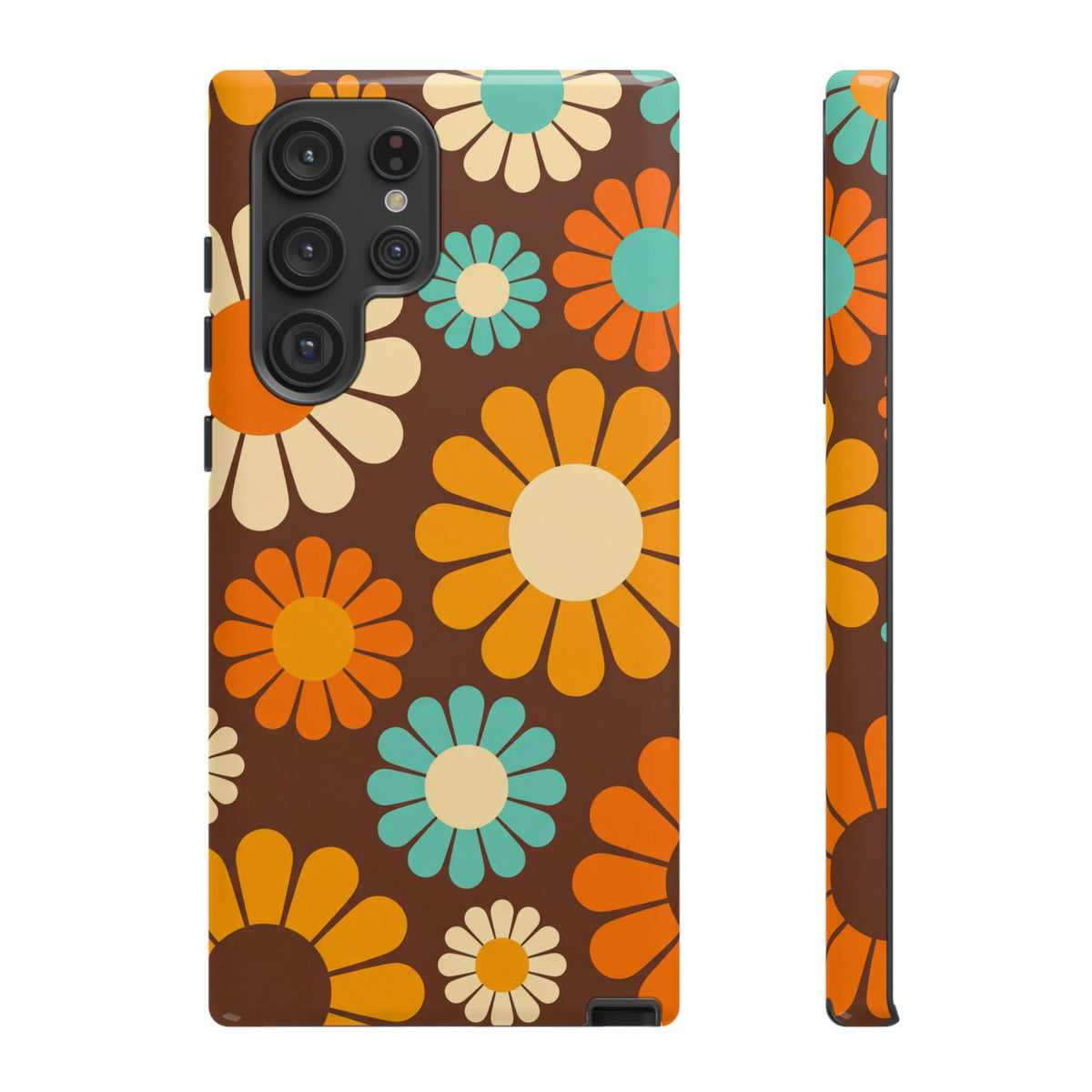 Flowers - Brown/Yellow
