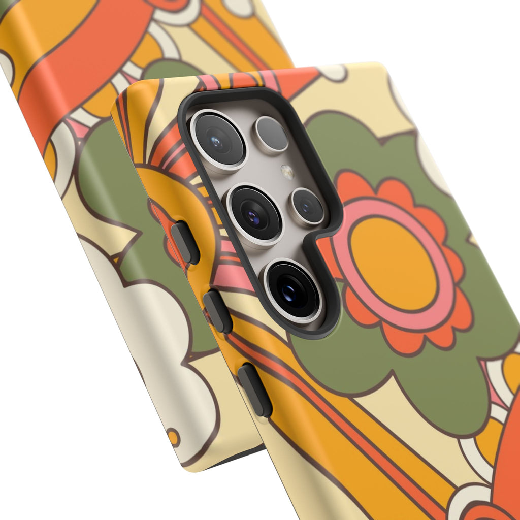 60's Wallpaper - Pink/Green