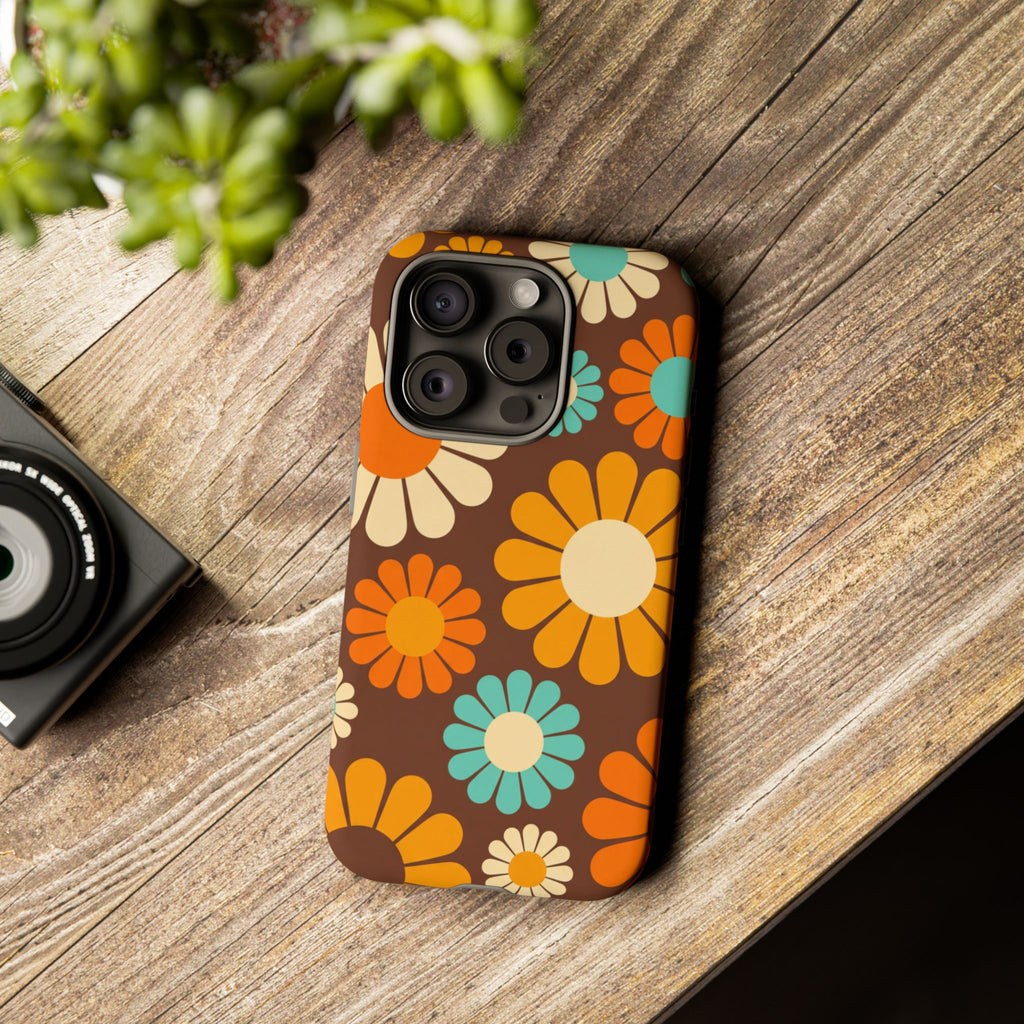 Flowers - Brown/Yellow