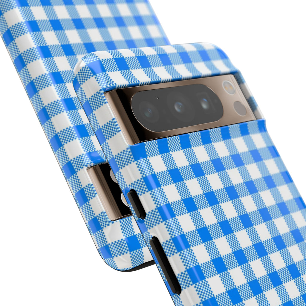 Checked - Blue