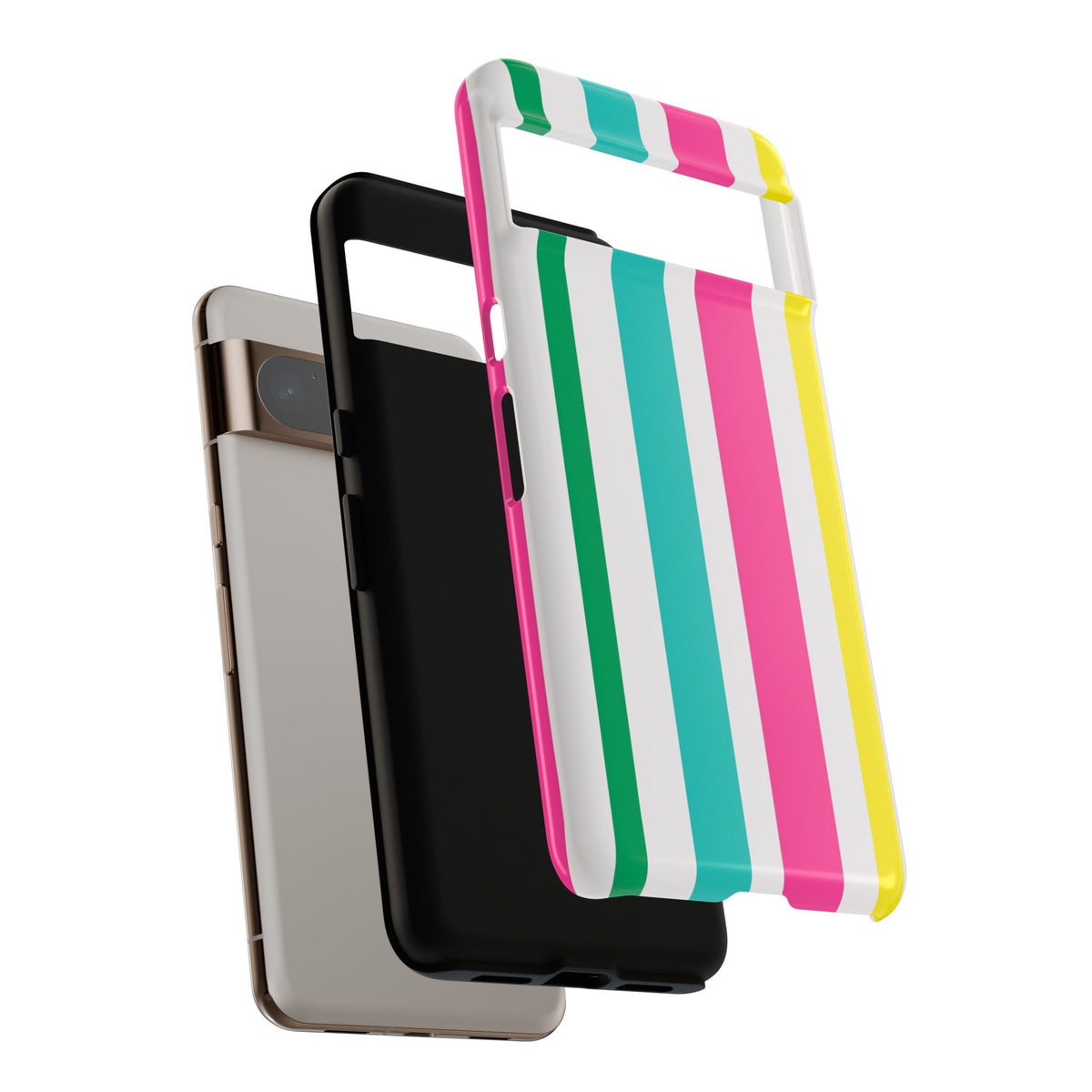 Candy Stripes - Pink/Yellow/Green