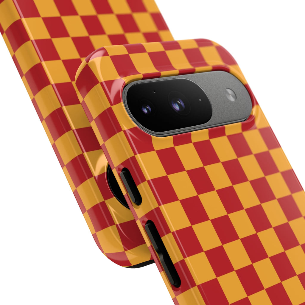 Checked - Red/Yellow