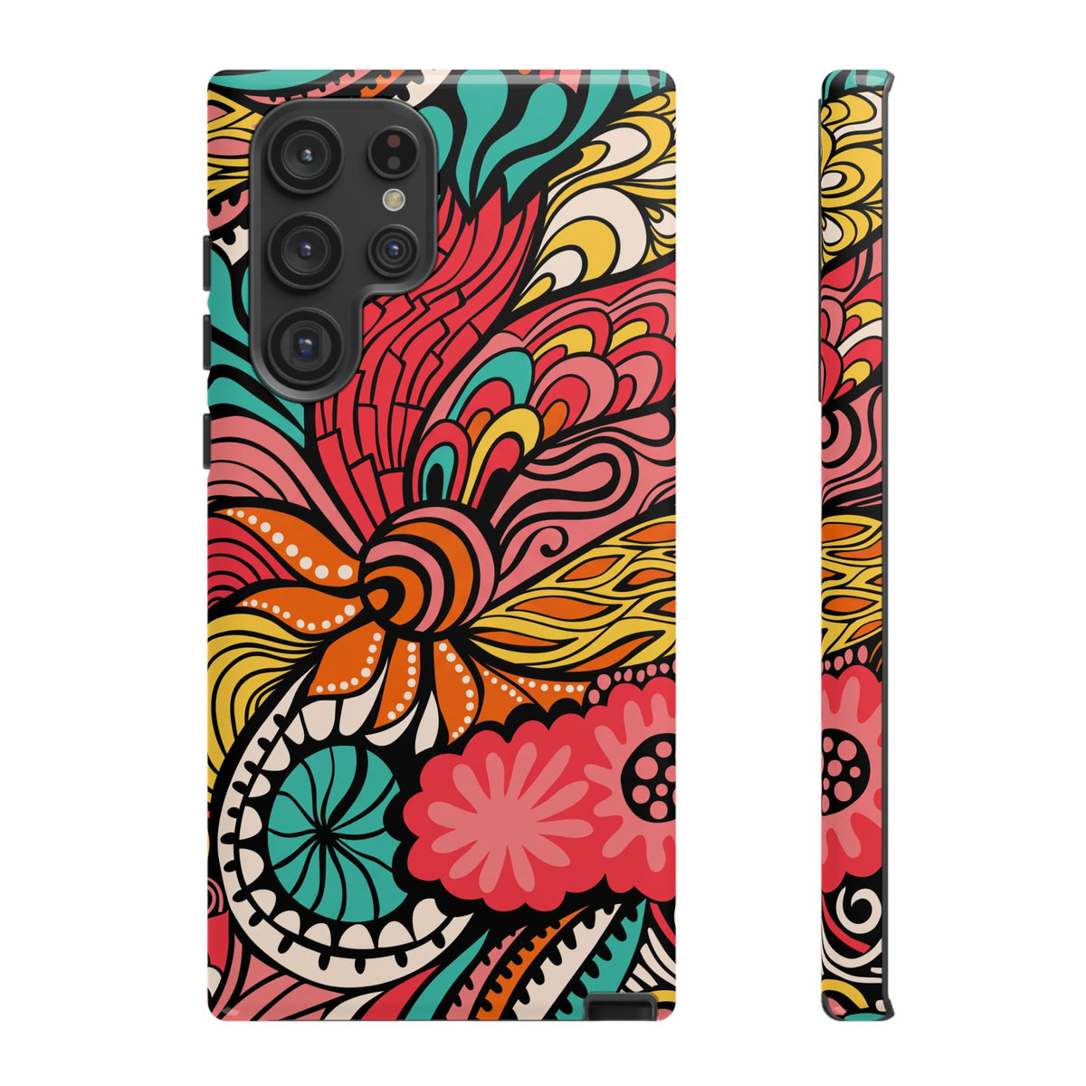 Abstract - Orange/Blue/Pink