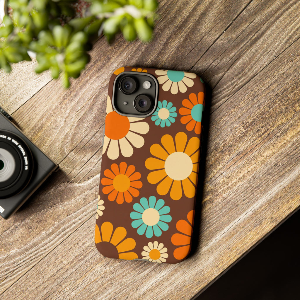 Flowers - Brown/Yellow