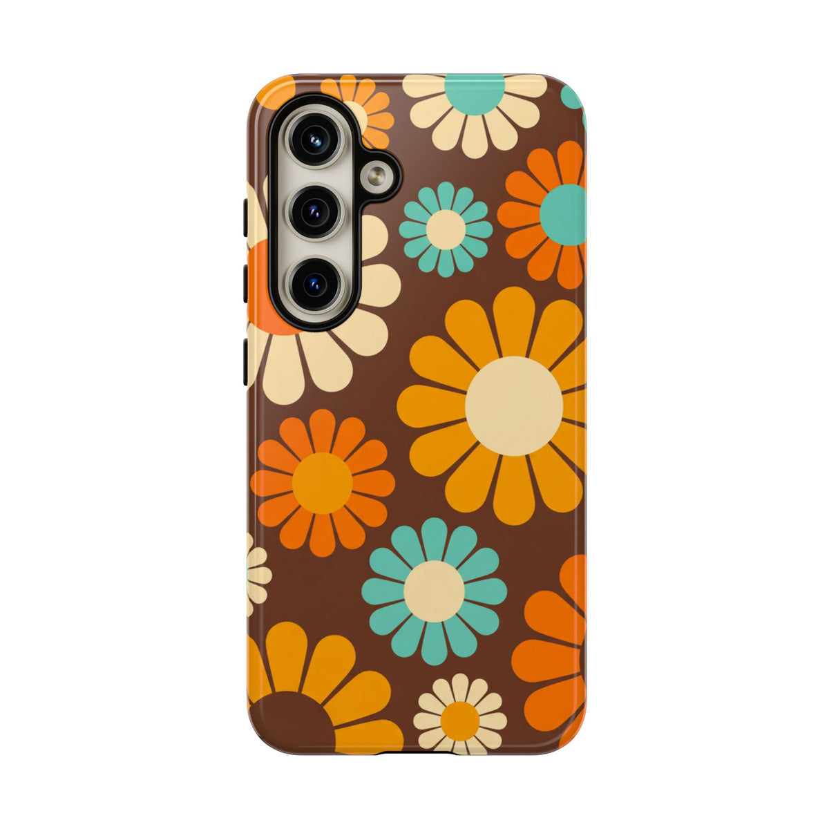 Flowers - Brown/Yellow