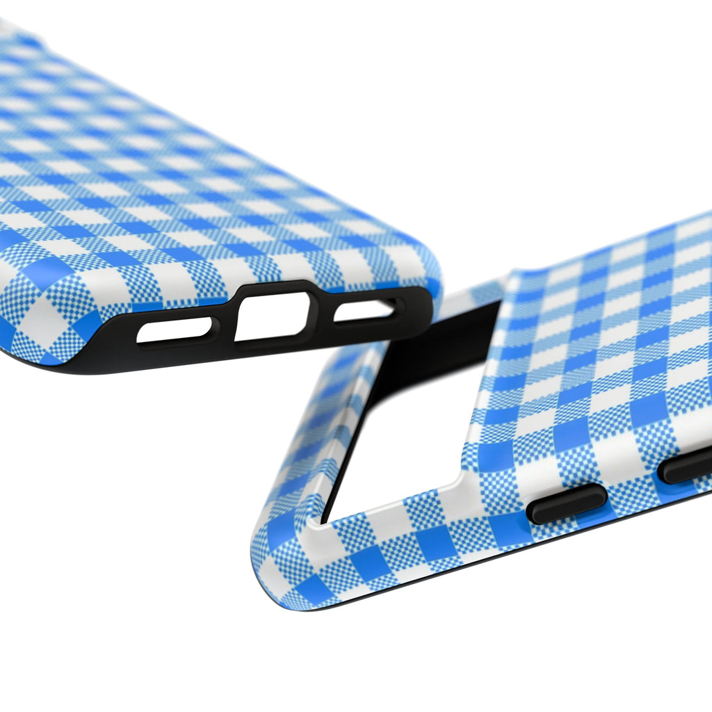 Checked - Blue