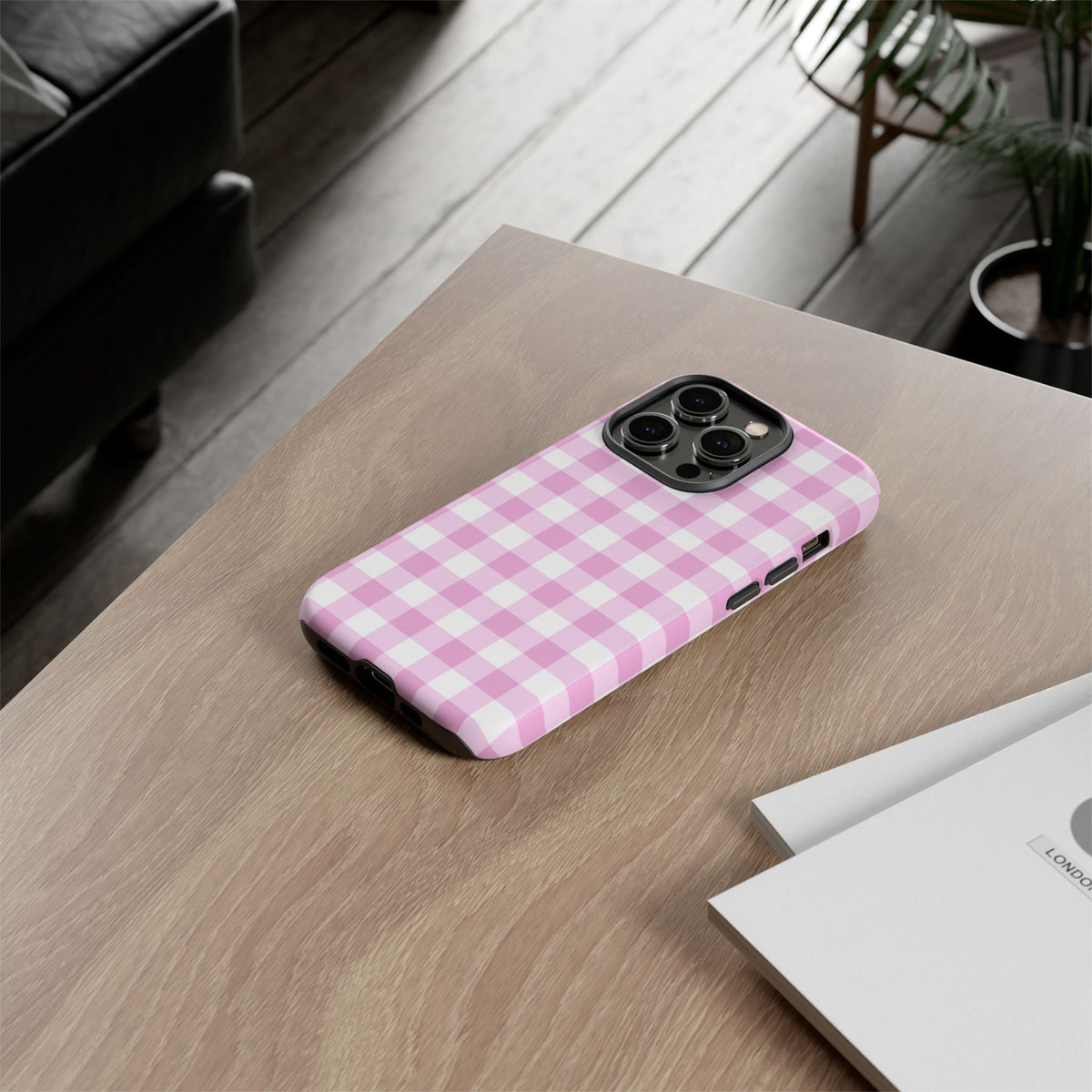 Checked - Pink