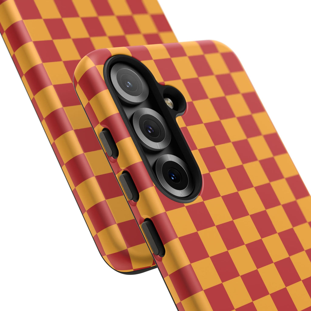 Checked - Red/Yellow