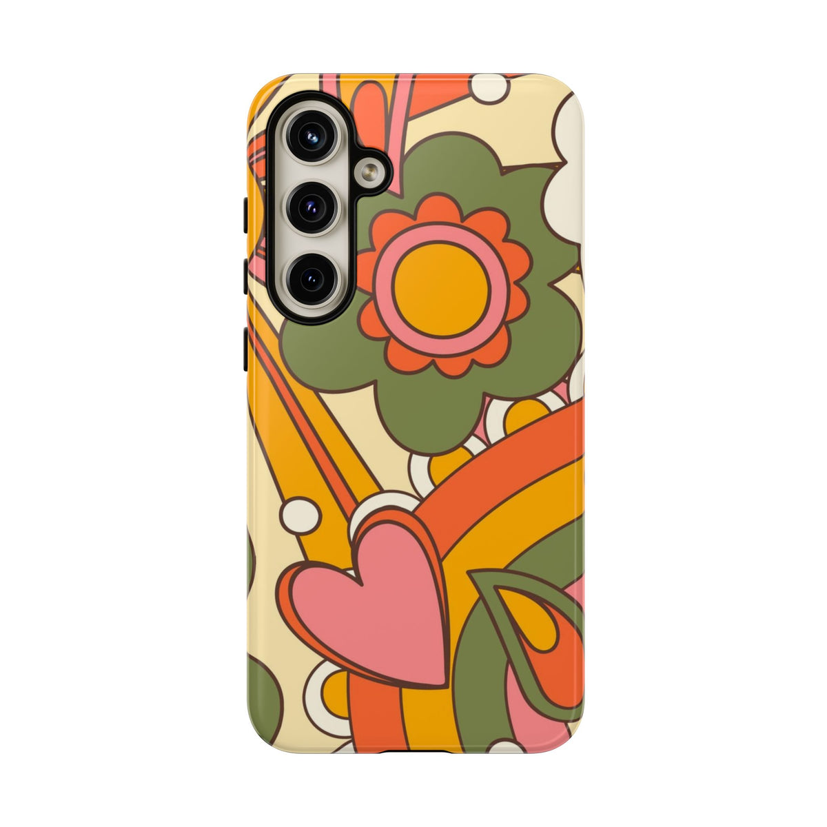 60's Wallpaper - Pink/Green