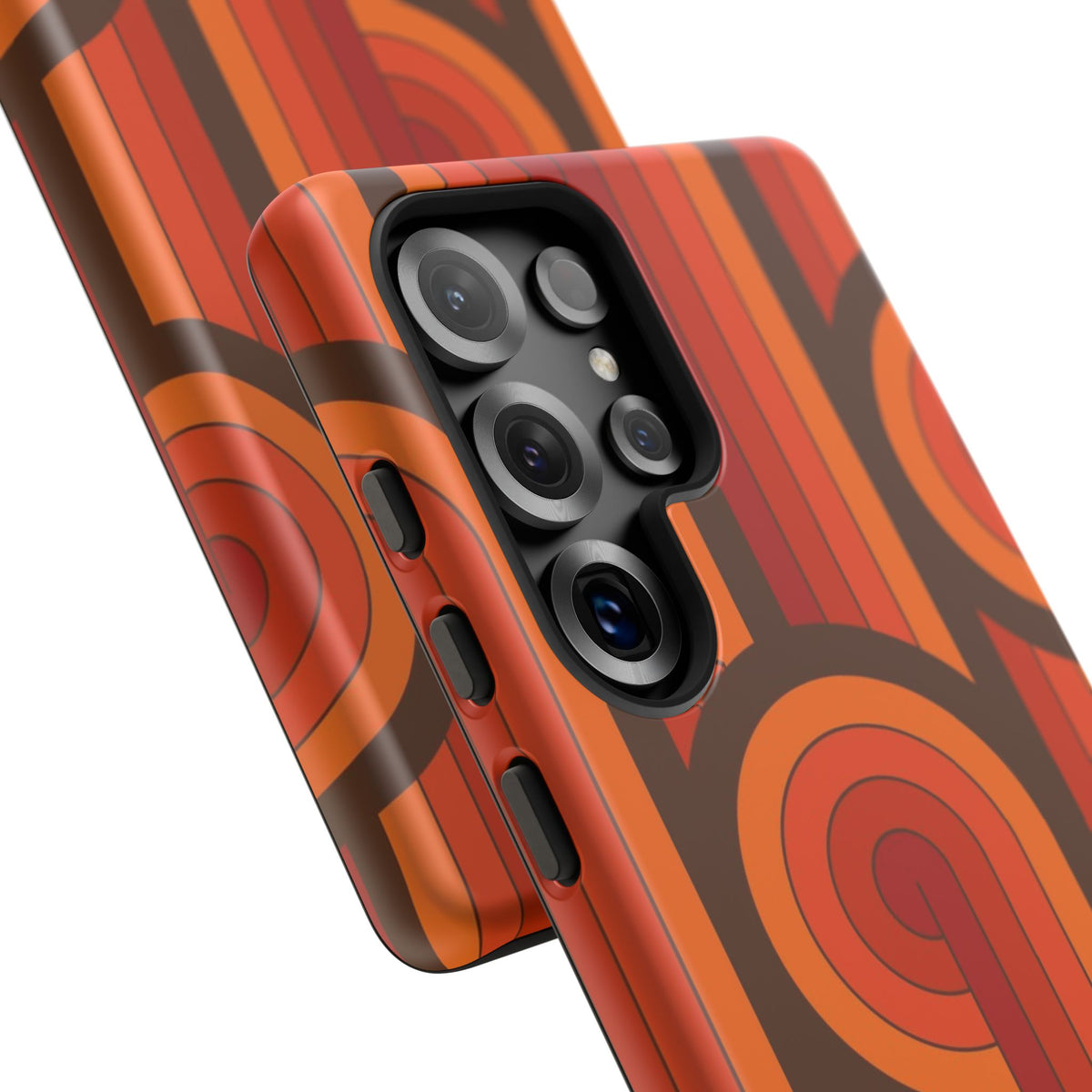 60's Wallpaper - Orange/Brown