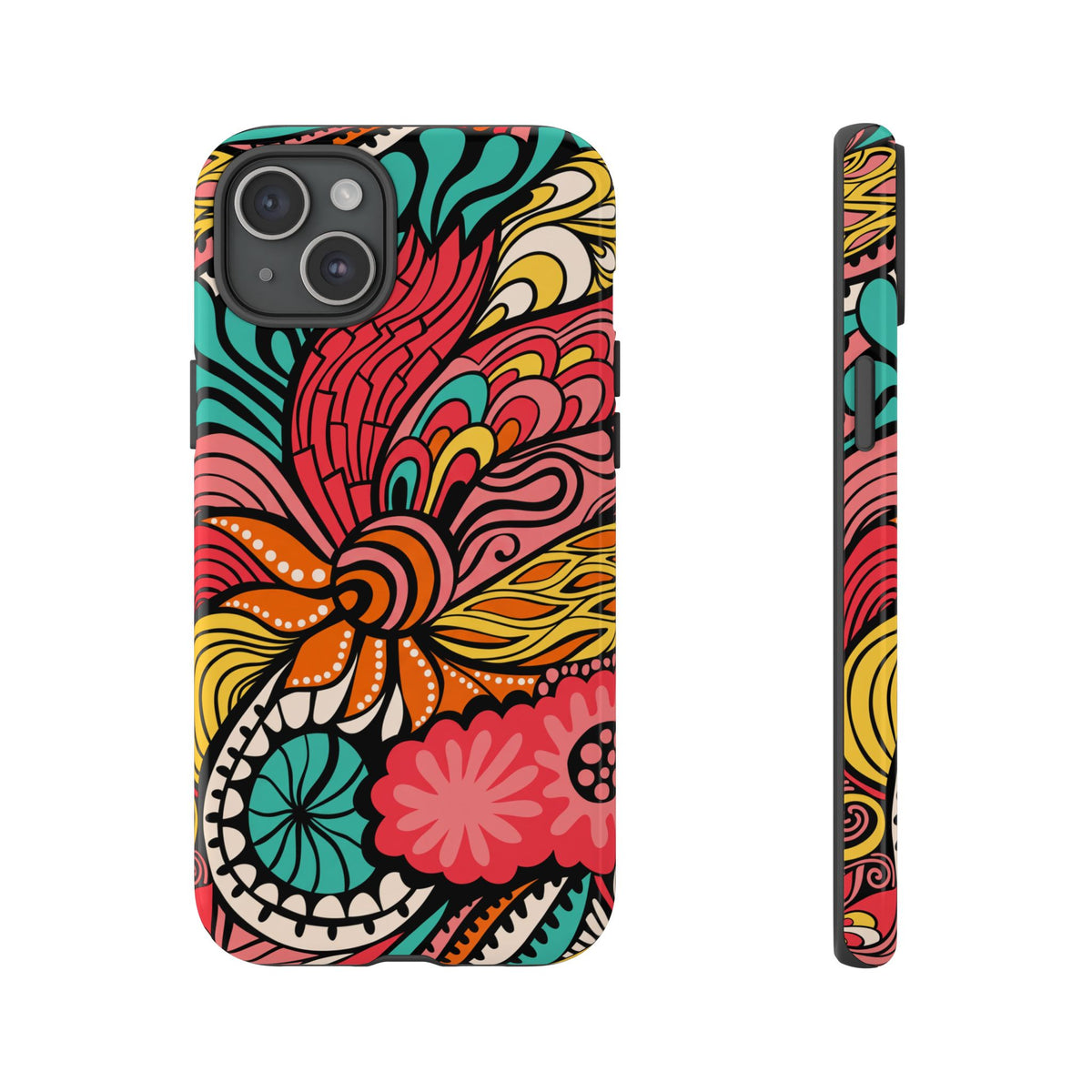 Abstract - Orange/Blue/Pink