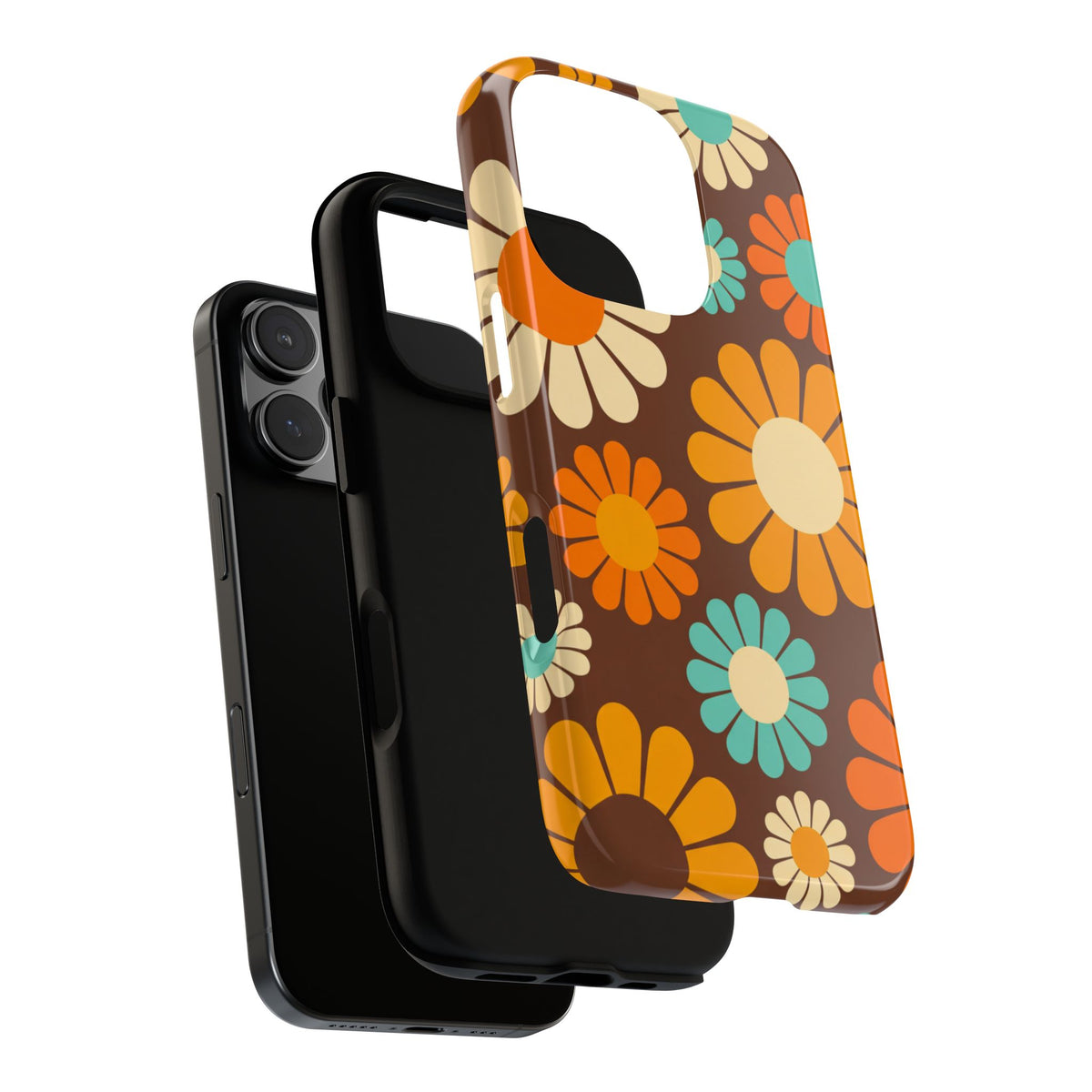 Flowers - Brown/Yellow