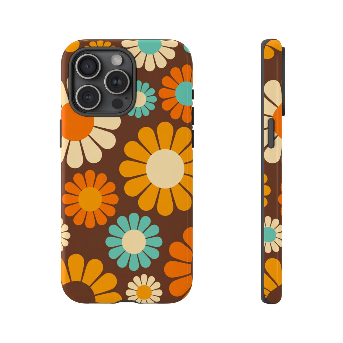 Flowers - Brown/Yellow