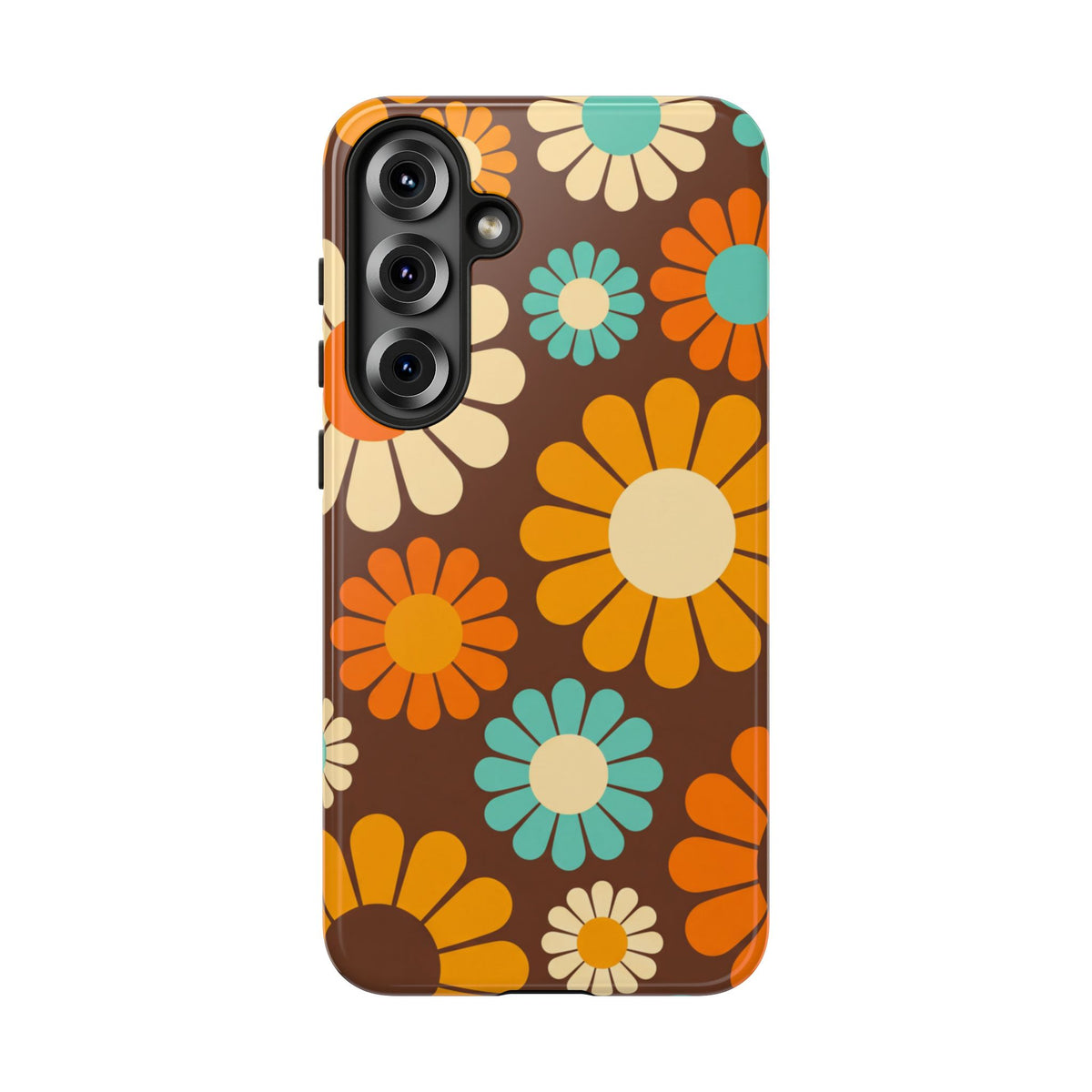 Flowers - Brown/Yellow