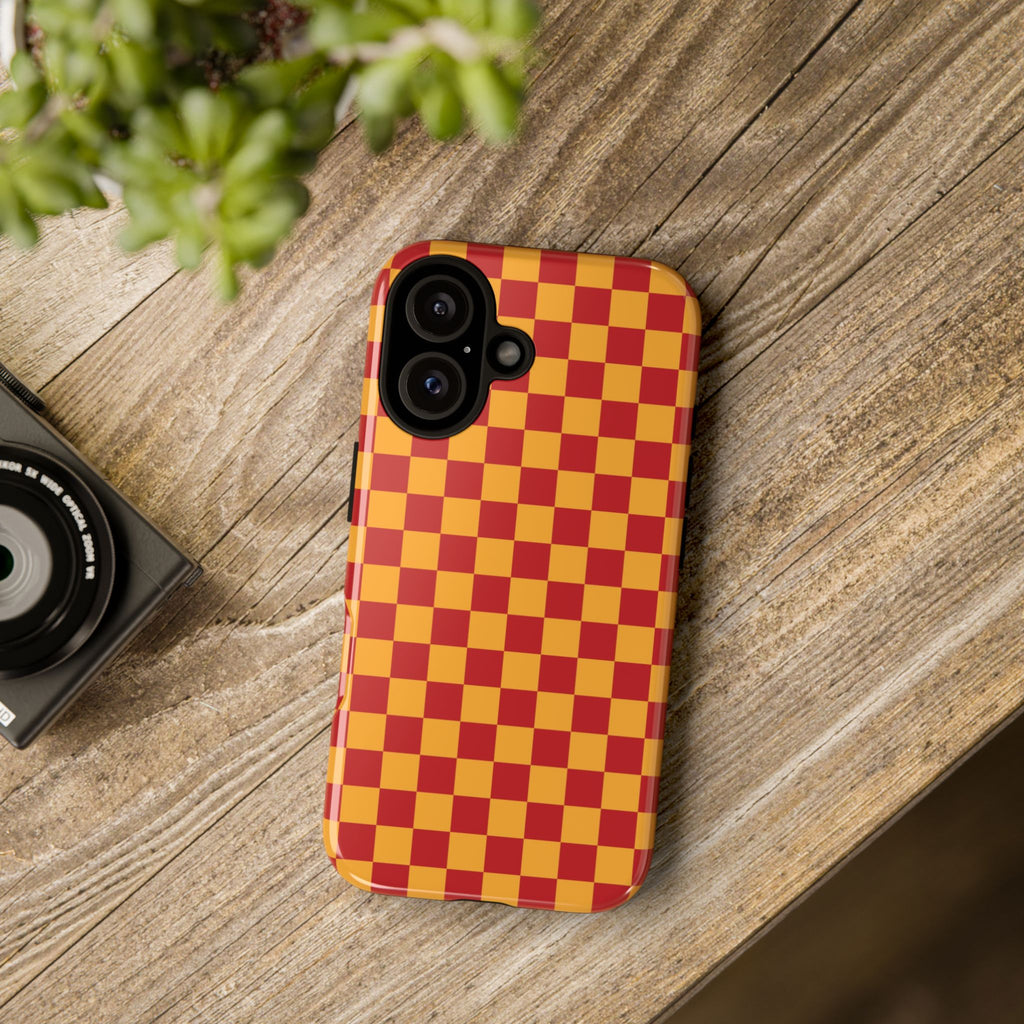 Checked - Red/Yellow