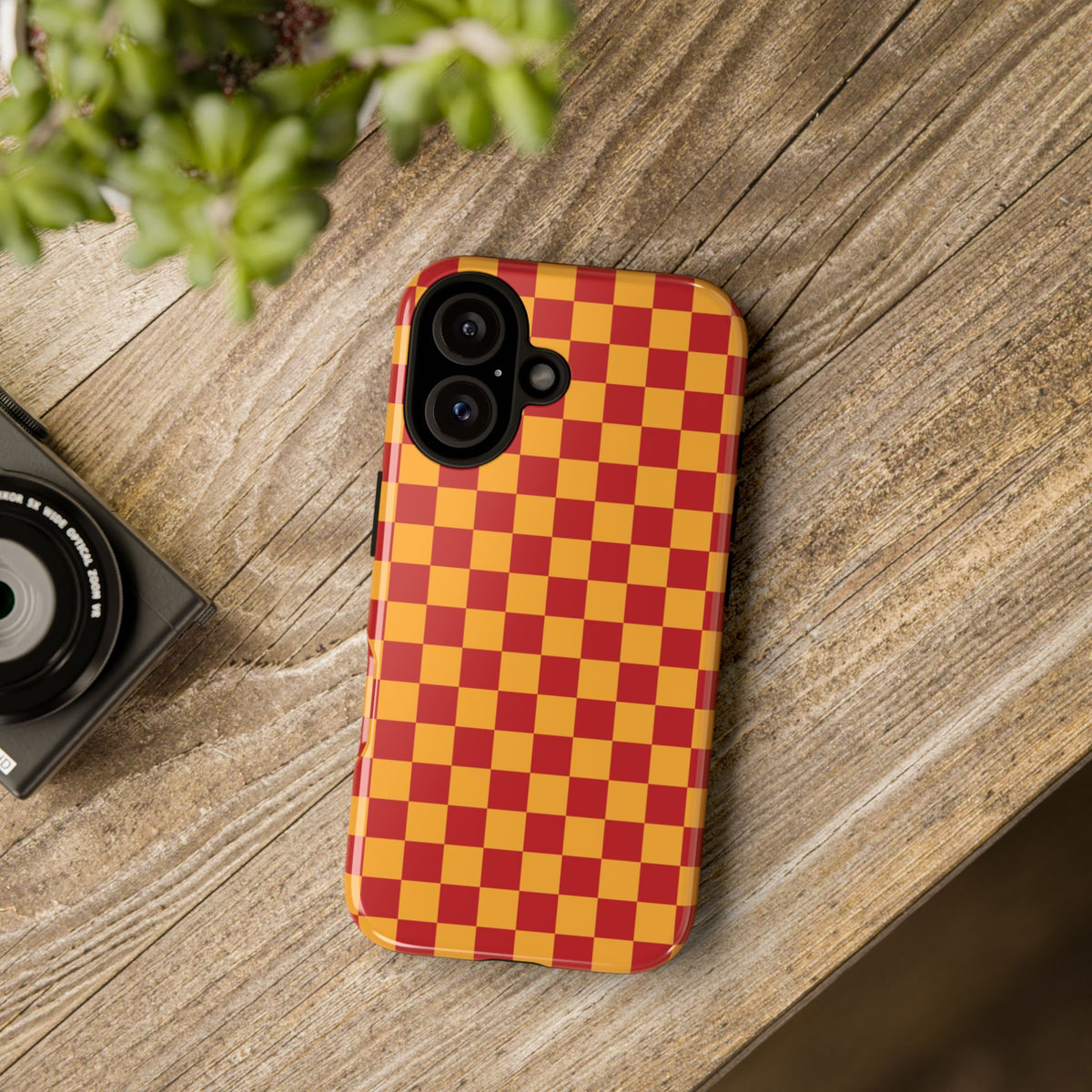 Checked - Red/Yellow