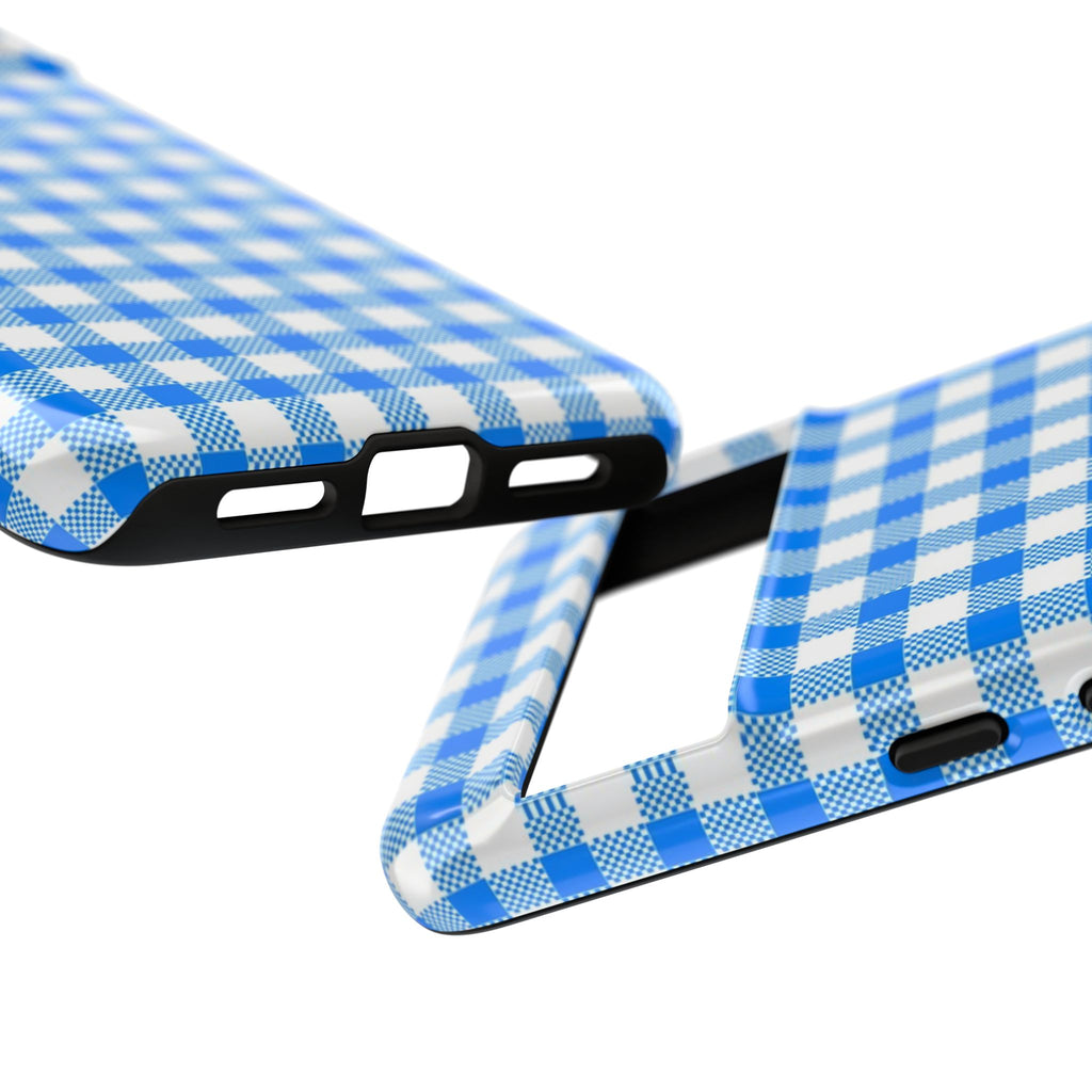 Checked - Blue