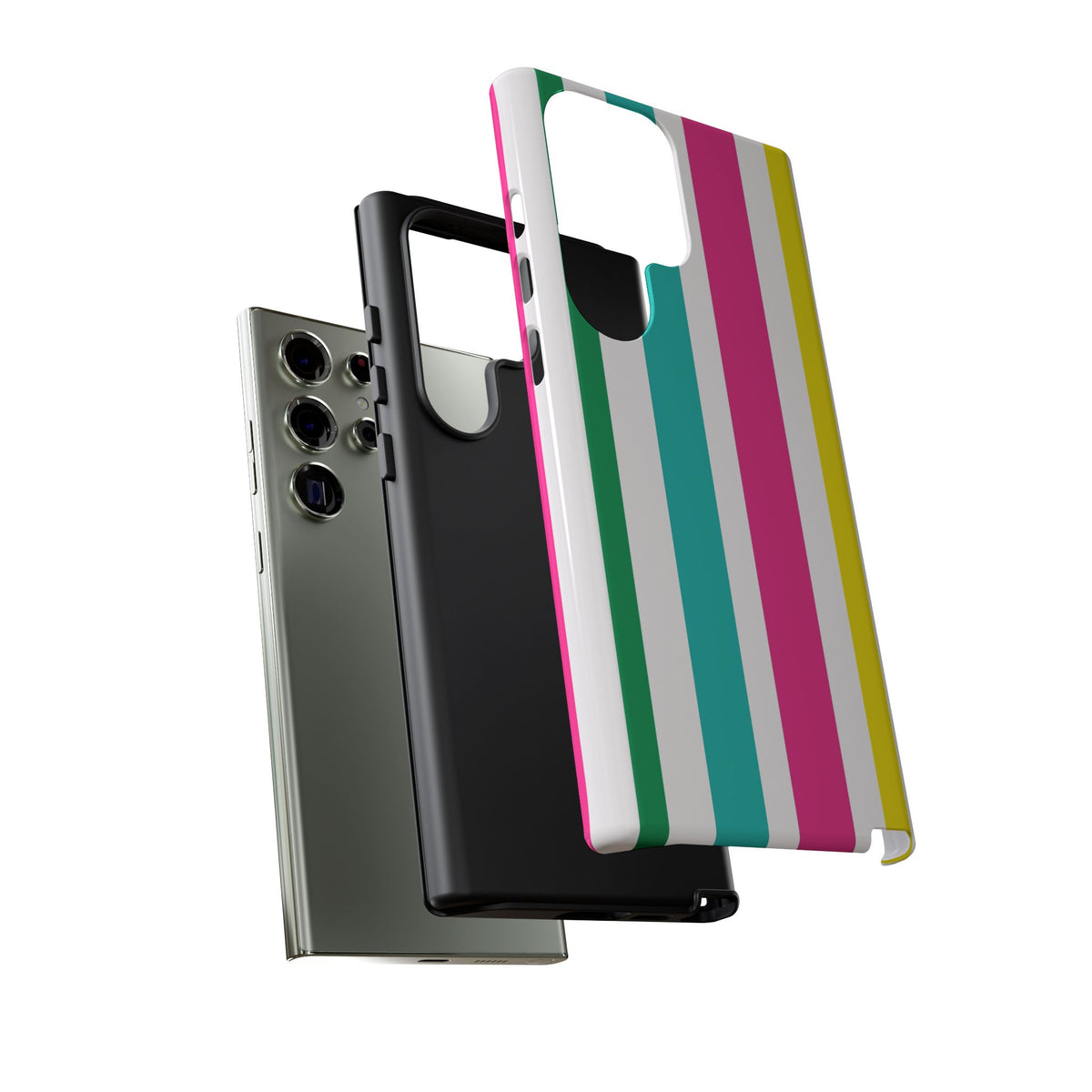 Candy Stripes - Pink/Yellow/Green