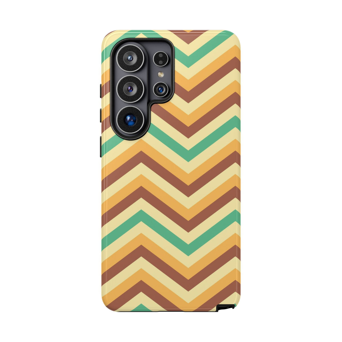 Zig Zags - Brown/Green