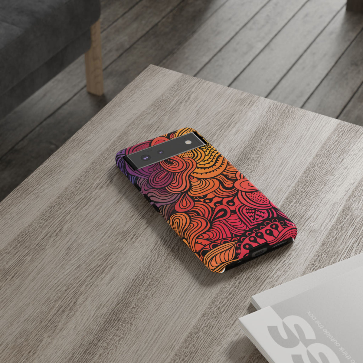 Abstract - Pink/Yellow