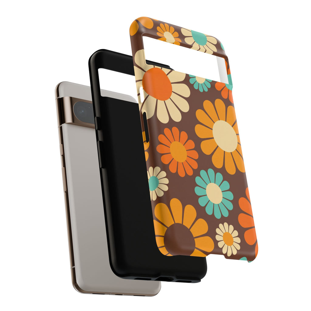 Flowers - Brown/Yellow