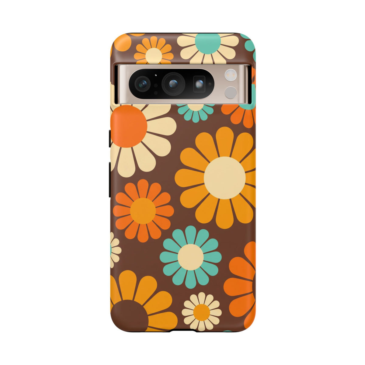 Flowers - Brown/Yellow