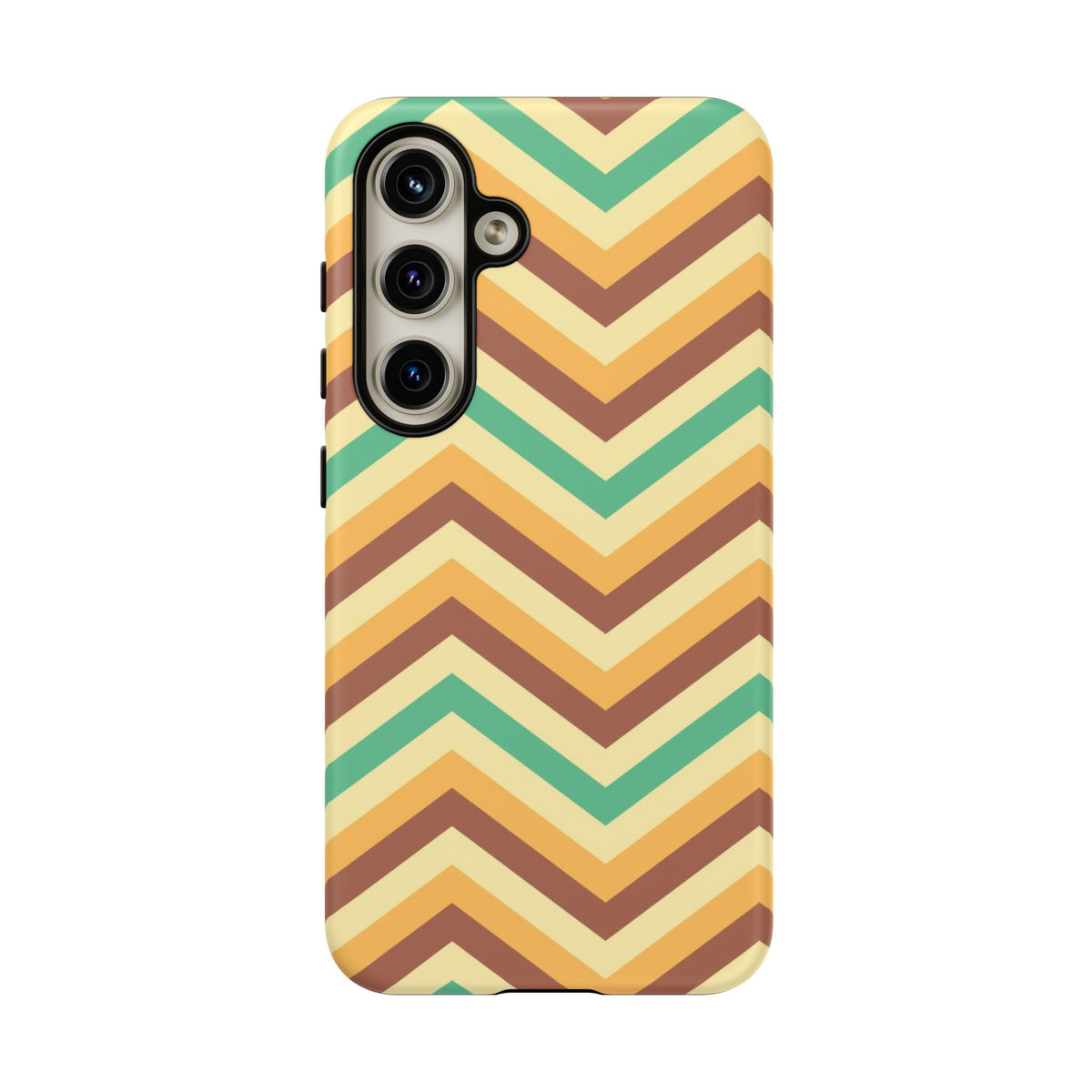 Zig Zags - Brown/Green