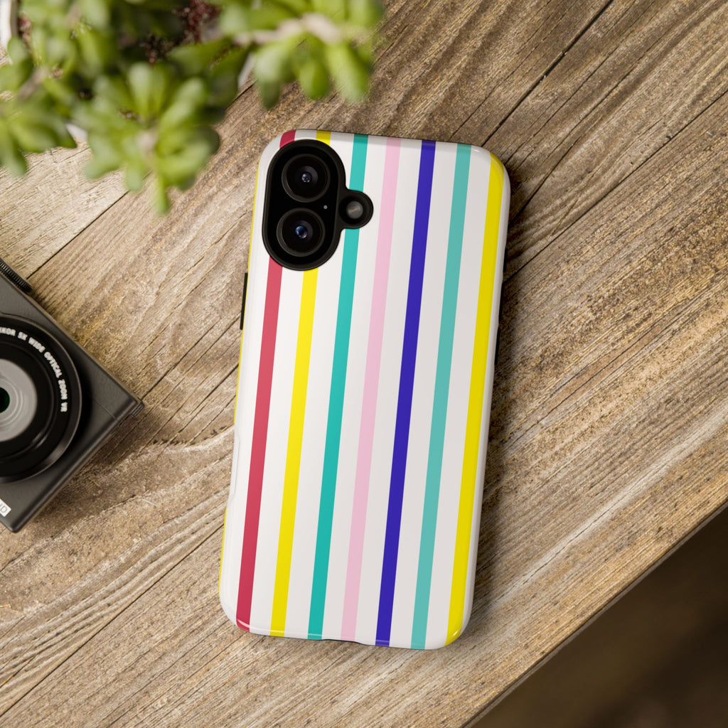 Candy Stripes - Pink/Red/Yellow/Blue