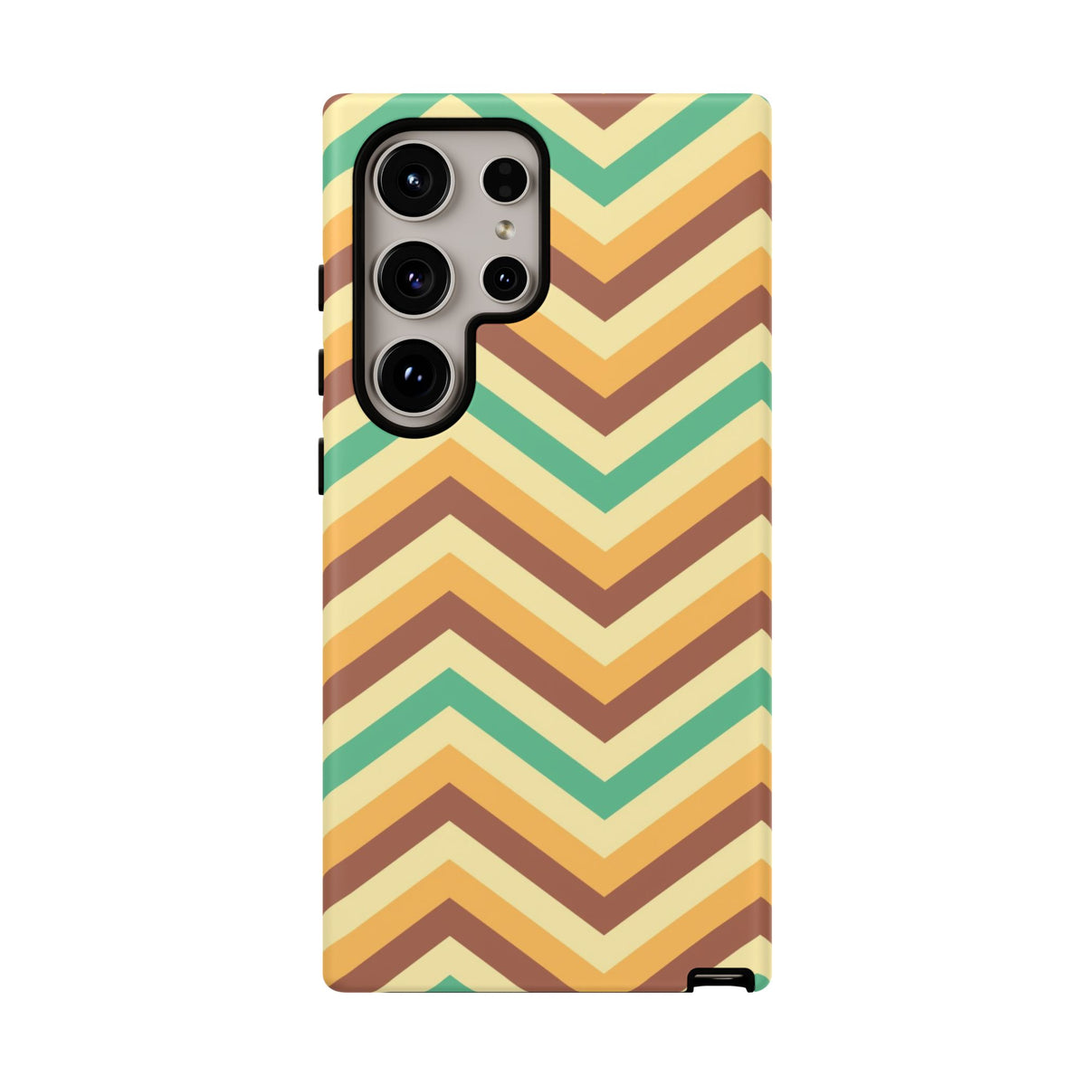 Zig Zags - Brown/Green