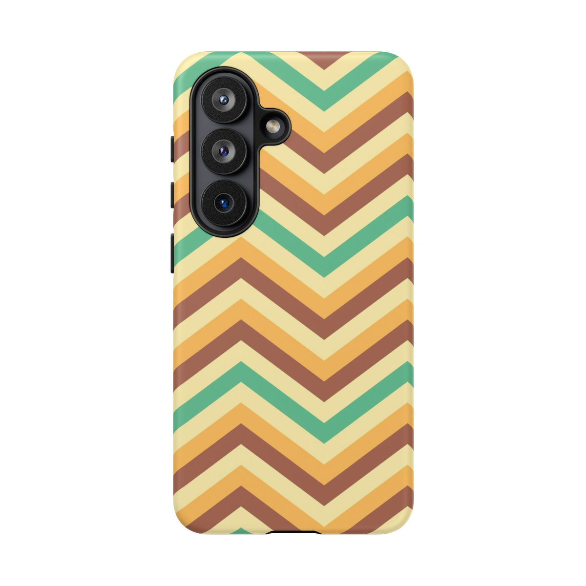 Zig Zags - Brown/Green