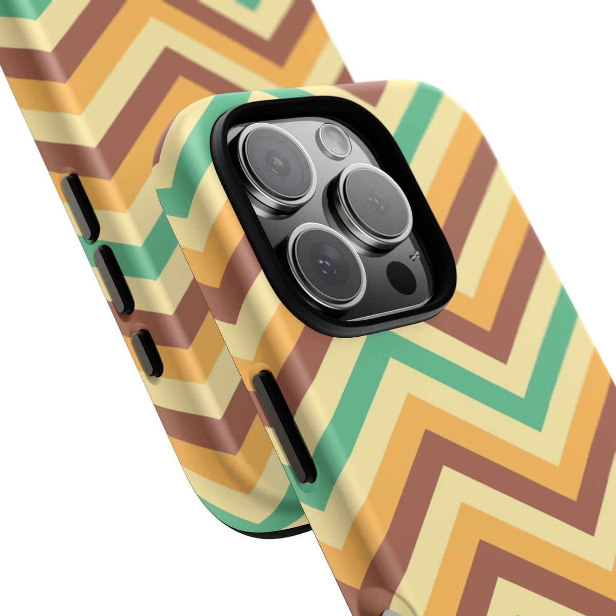 Zig Zags - Brown/Green