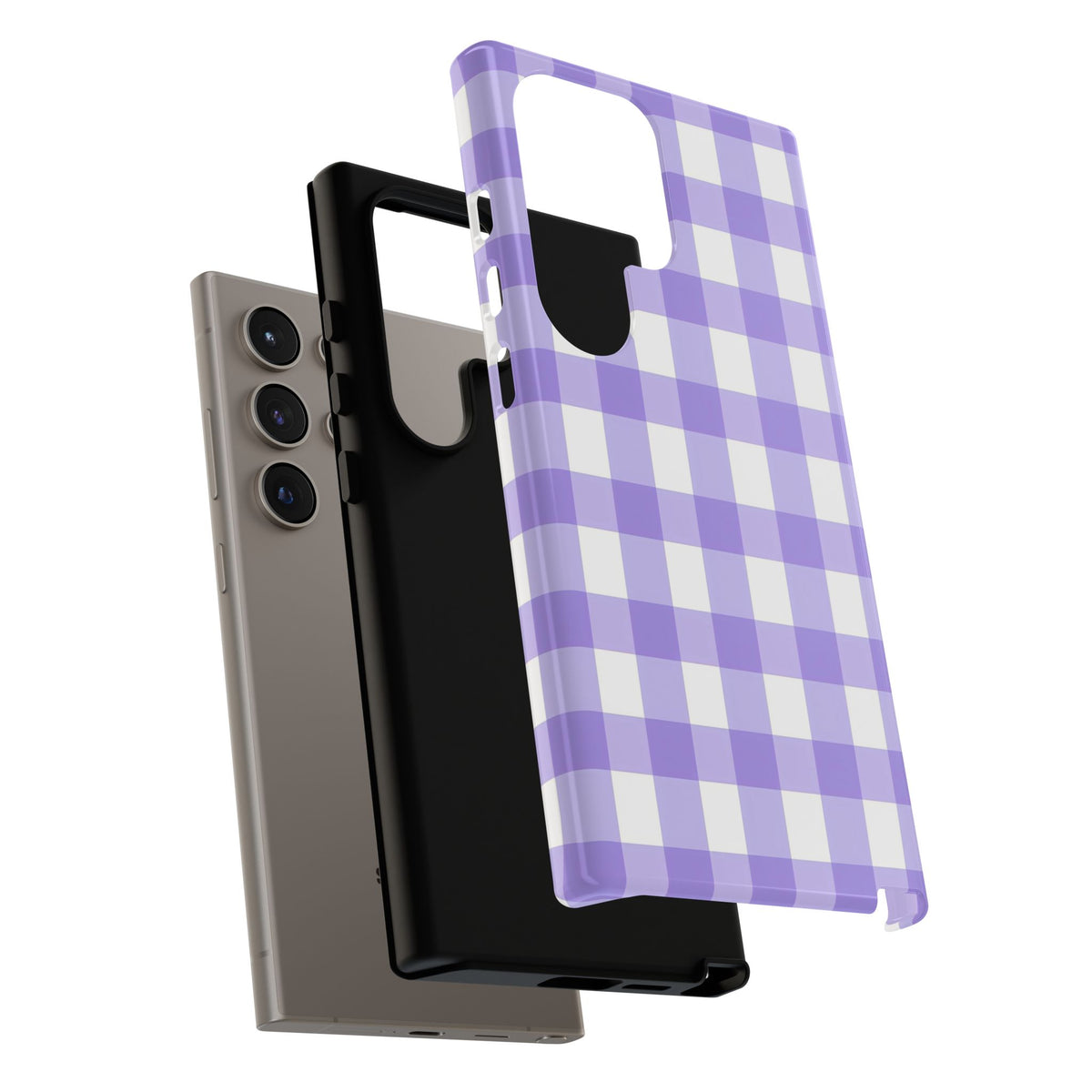 Checked - Lavender