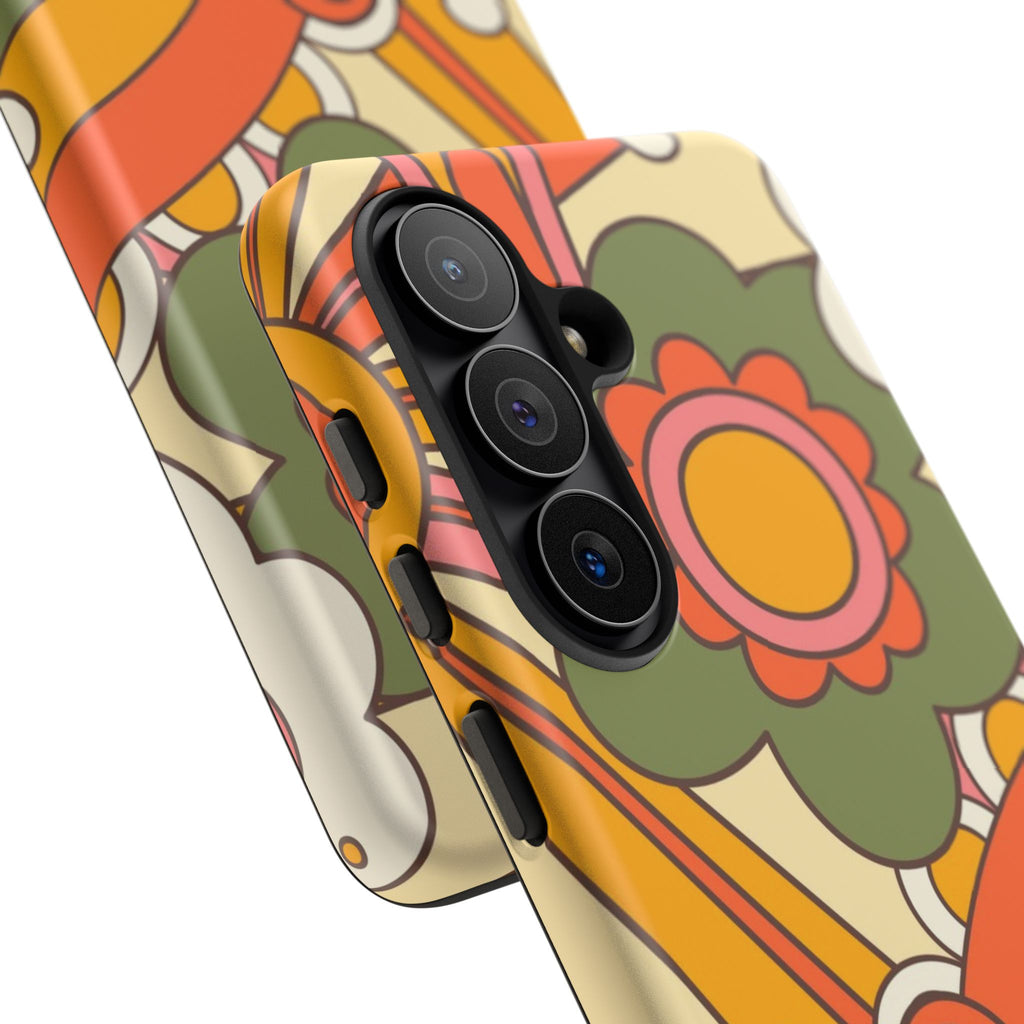 60's Wallpaper - Pink/Green