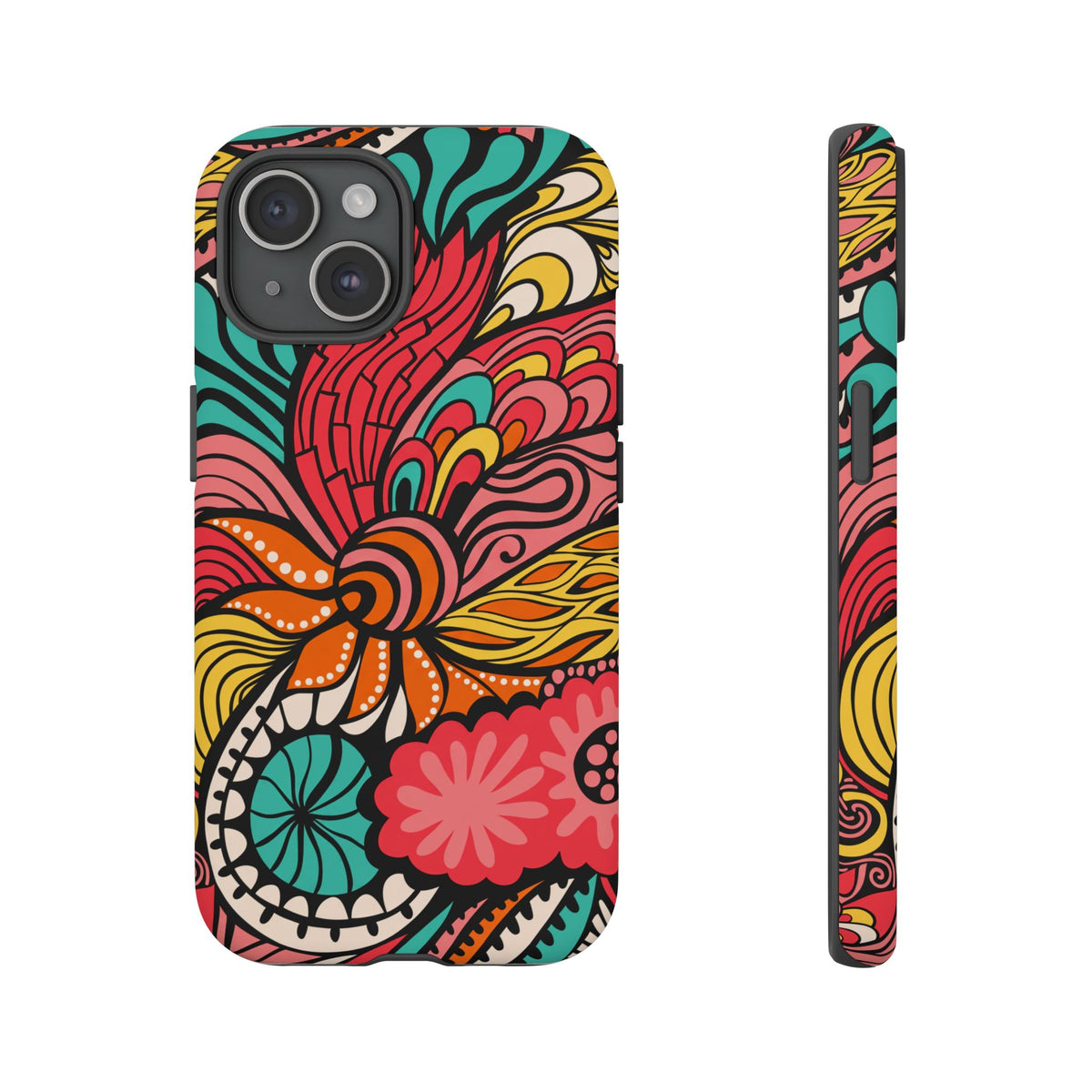 Abstract - Orange/Blue/Pink