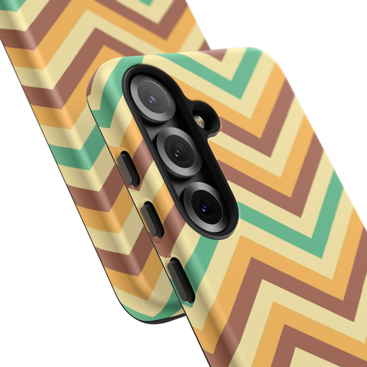 Zig Zags - Brown/Green