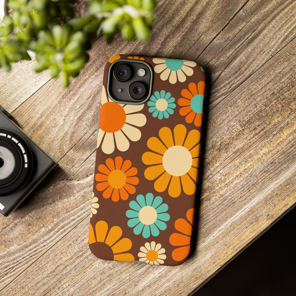 Flowers - Brown/Yellow