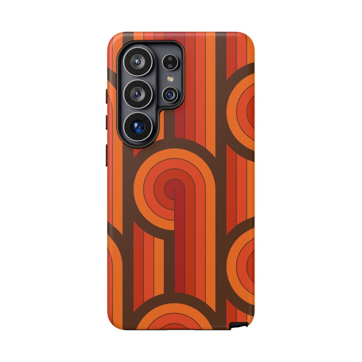 60's Wallpaper - Orange/Brown
