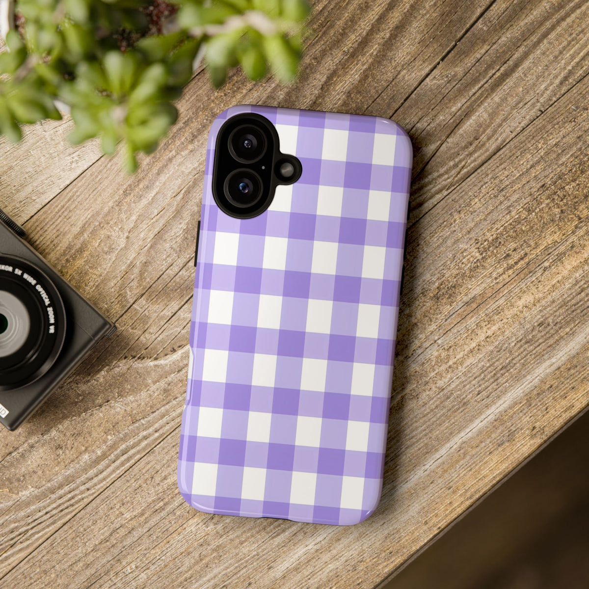 Checked - Lavender