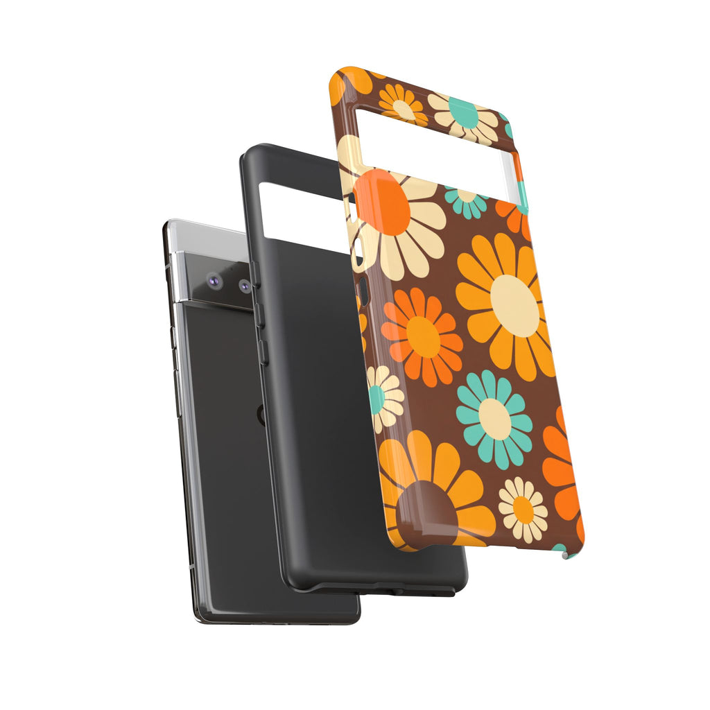 Flowers - Brown/Yellow